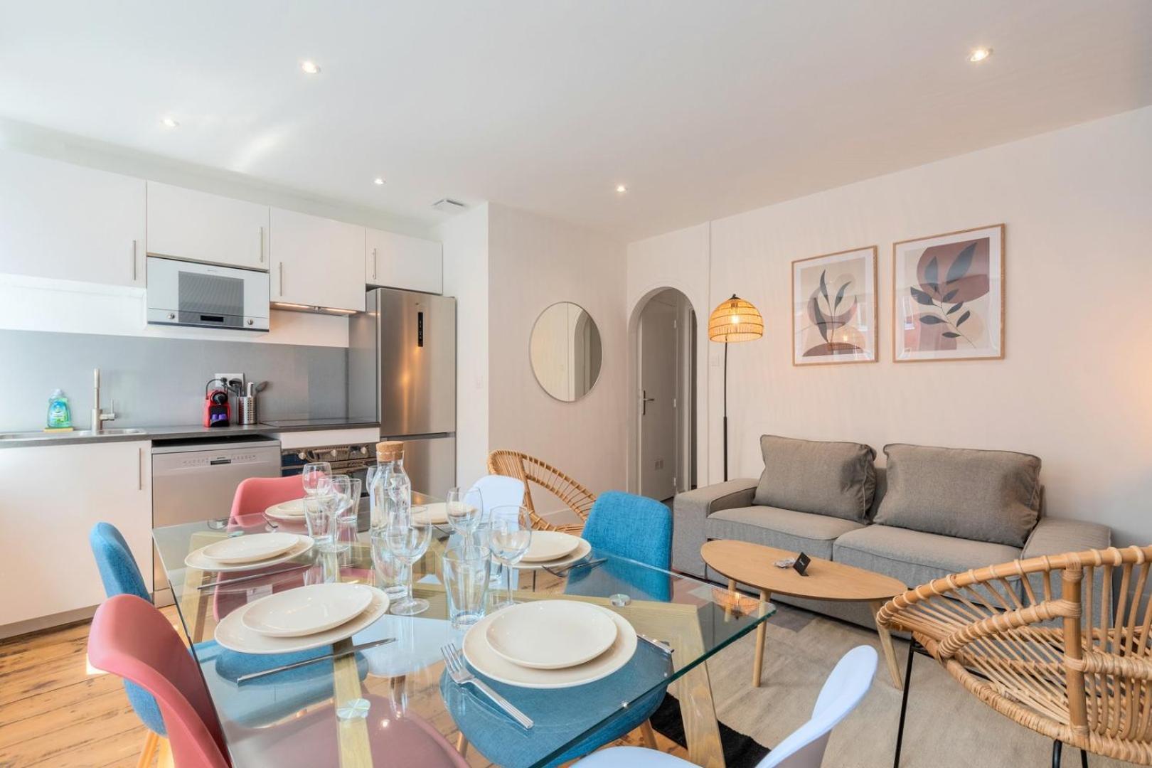 Bright 3-Bedroom 2-Bathroom Flat Lille Exteriör bild